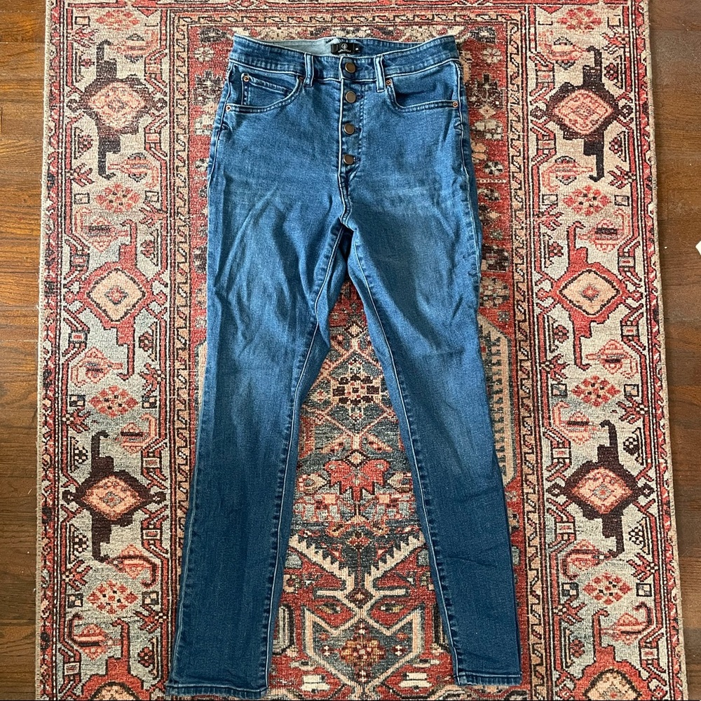 Volcom high waisted button up jeans